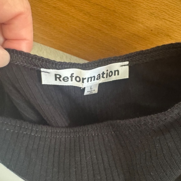 Reformation ribbed midi dress - Picture 3 of 4